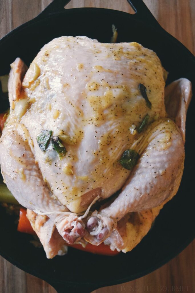 Garlic and Basil Roast Chicken