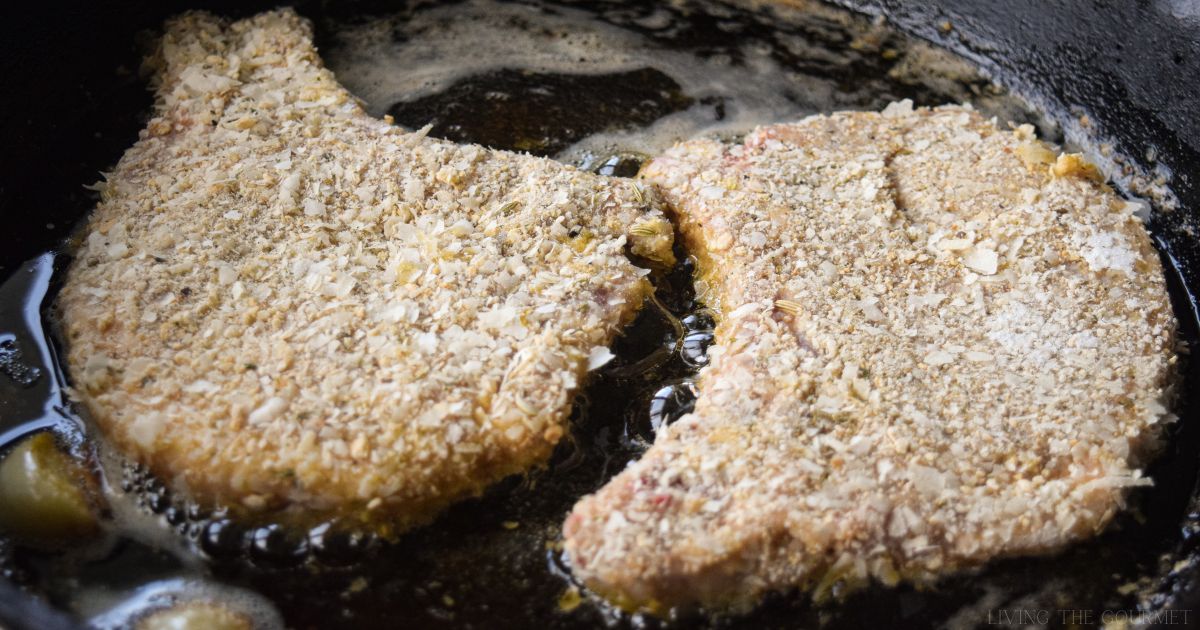 Pan Fried Pork Chops with Fennel and Garlic