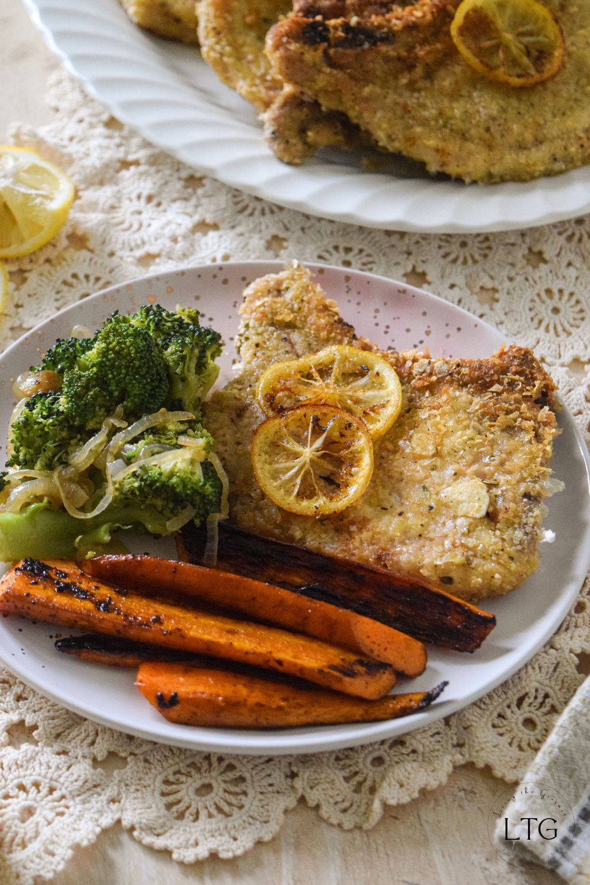 Pan Fried Pork Chops with Fennel and Garlic