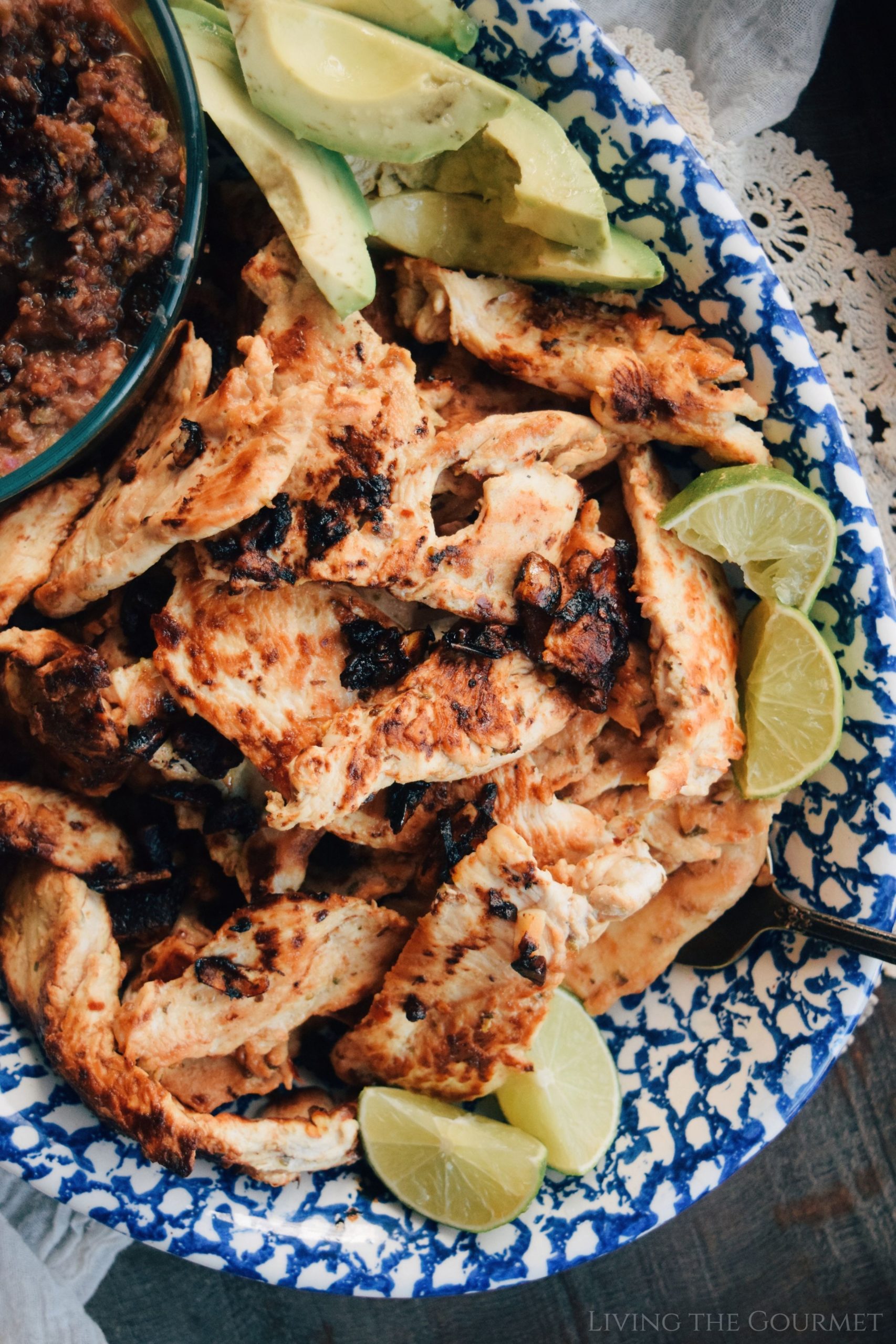 Cuban Chicken Strips and Vegetable Chutney - Living The Gourmet