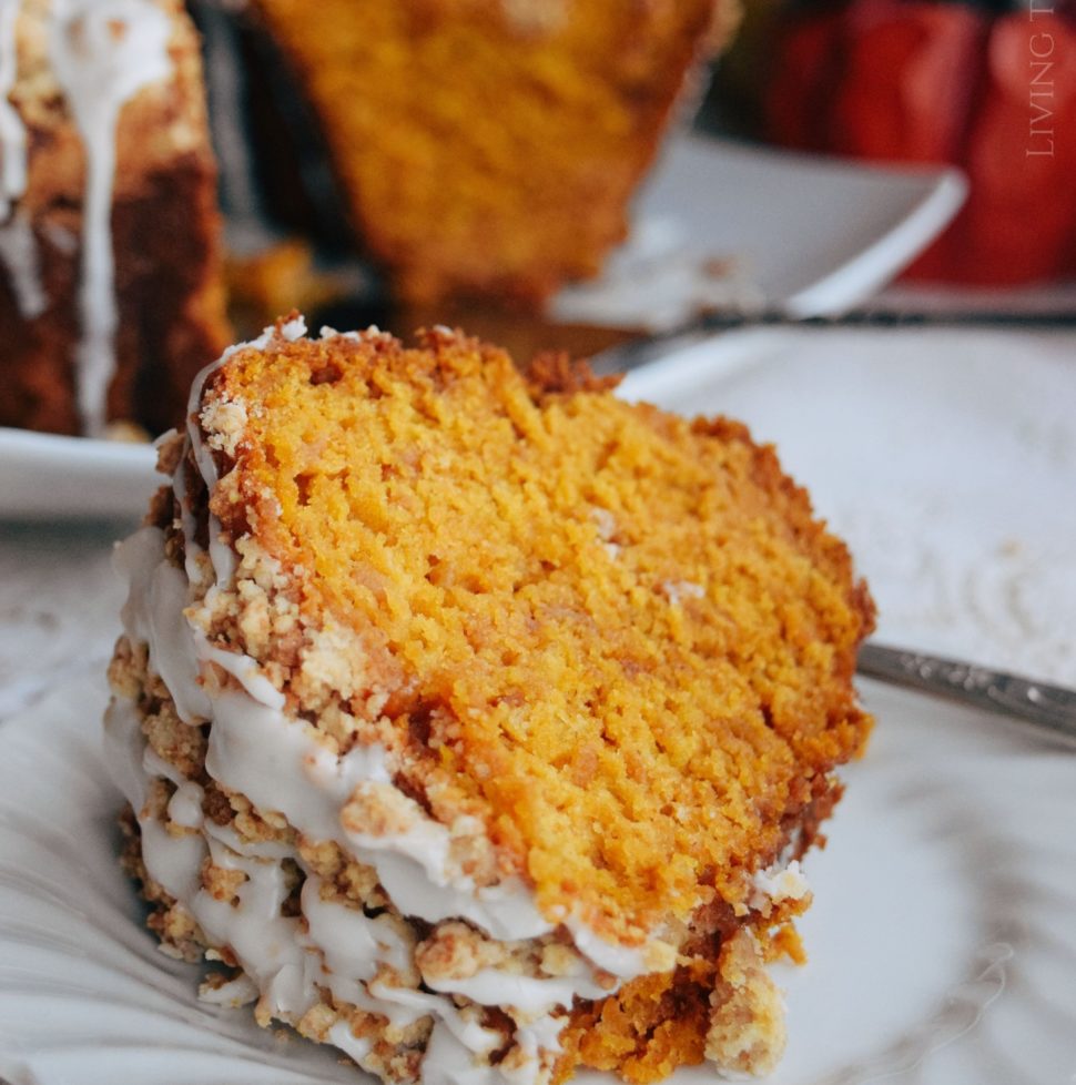 Apple Pumpkin Coffee Cake - Living The Gourmet