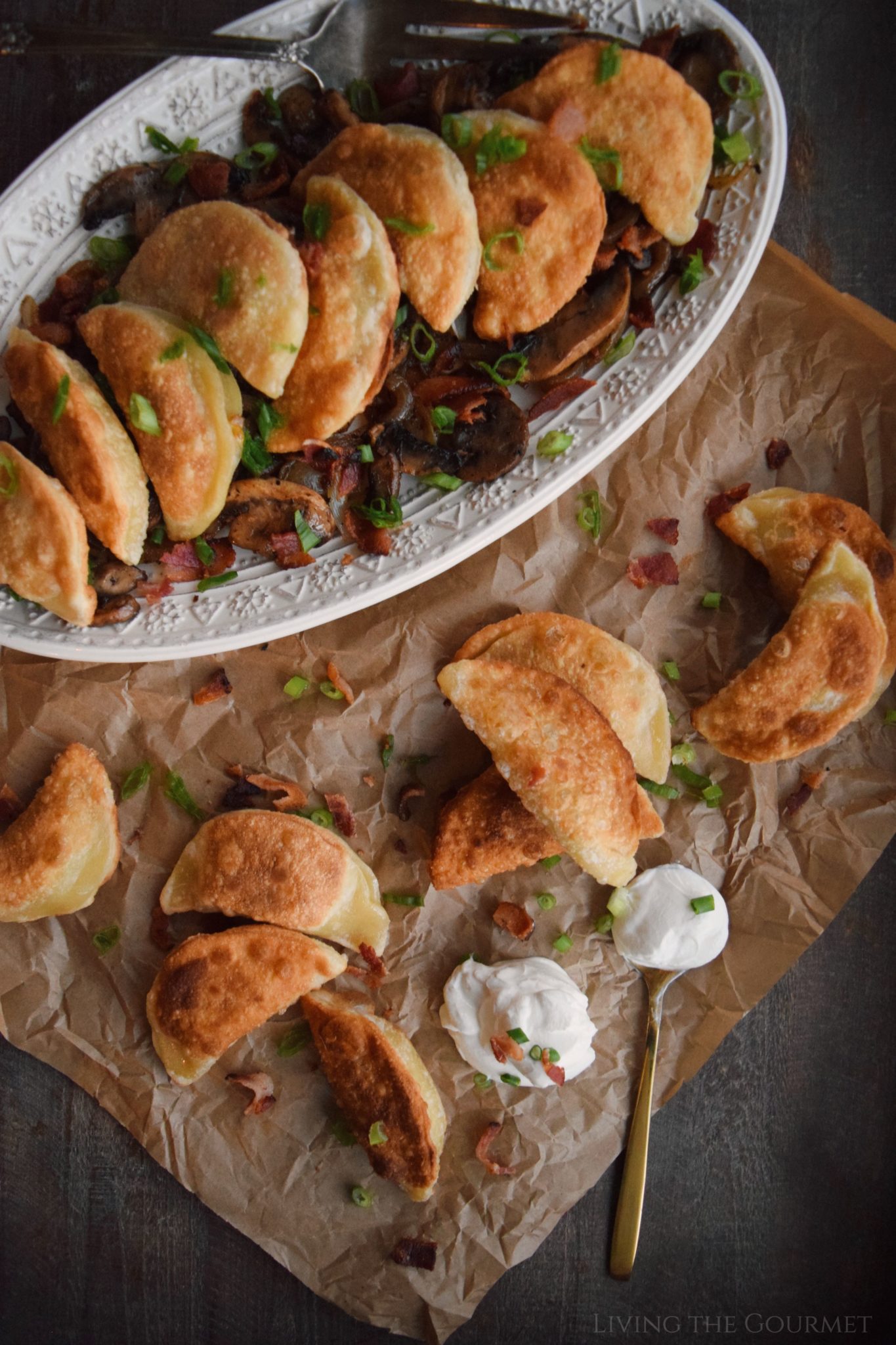 Cheesy Sauerkraut Pierogi Living The Gourmet