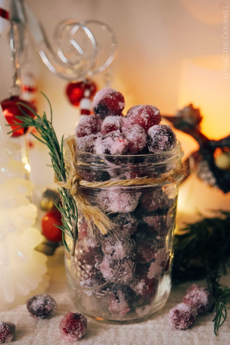 Candied Cranberries - Living The Gourmet