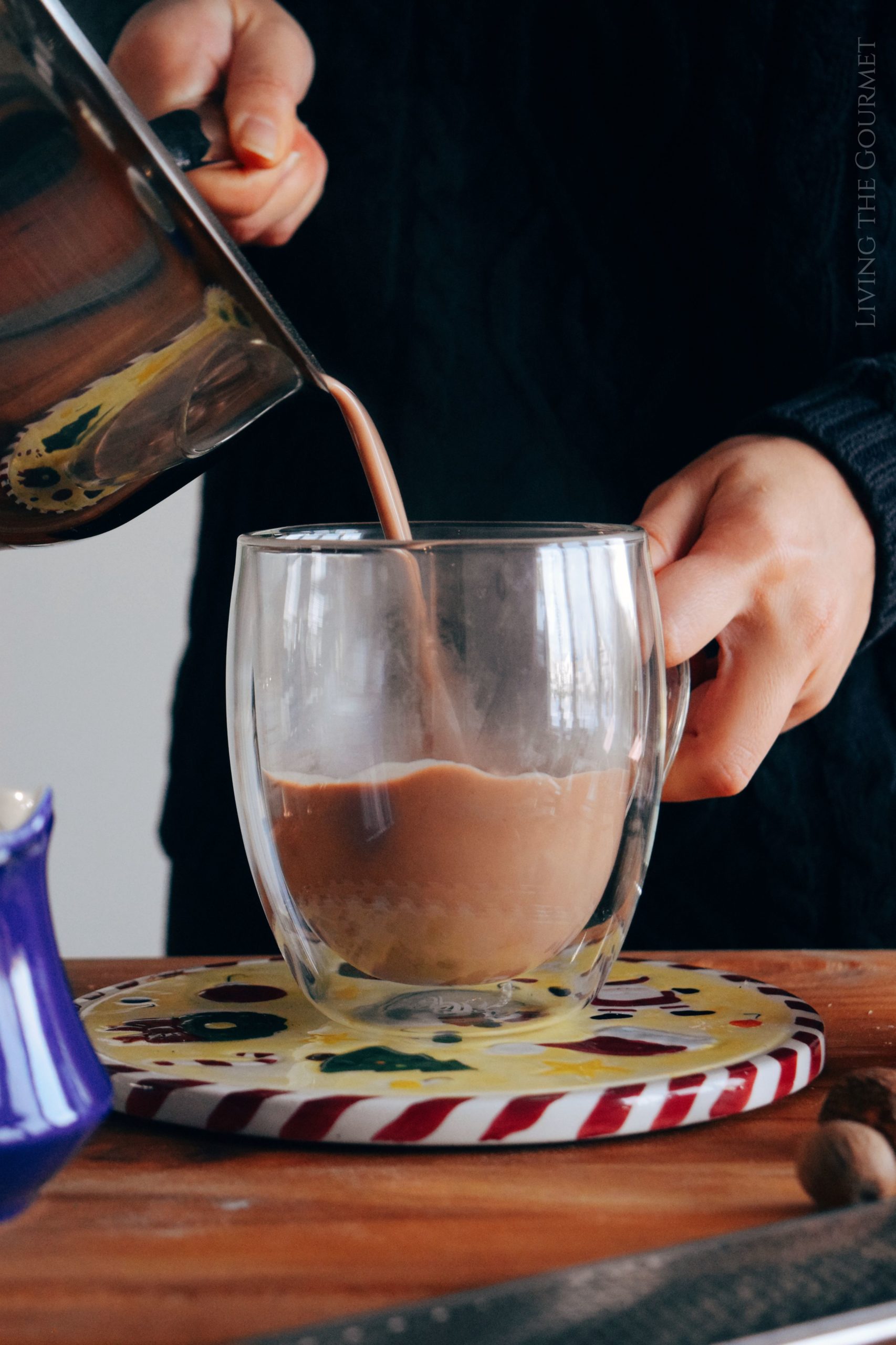 Eggnog Hot Cocoa - Living The Gourmet