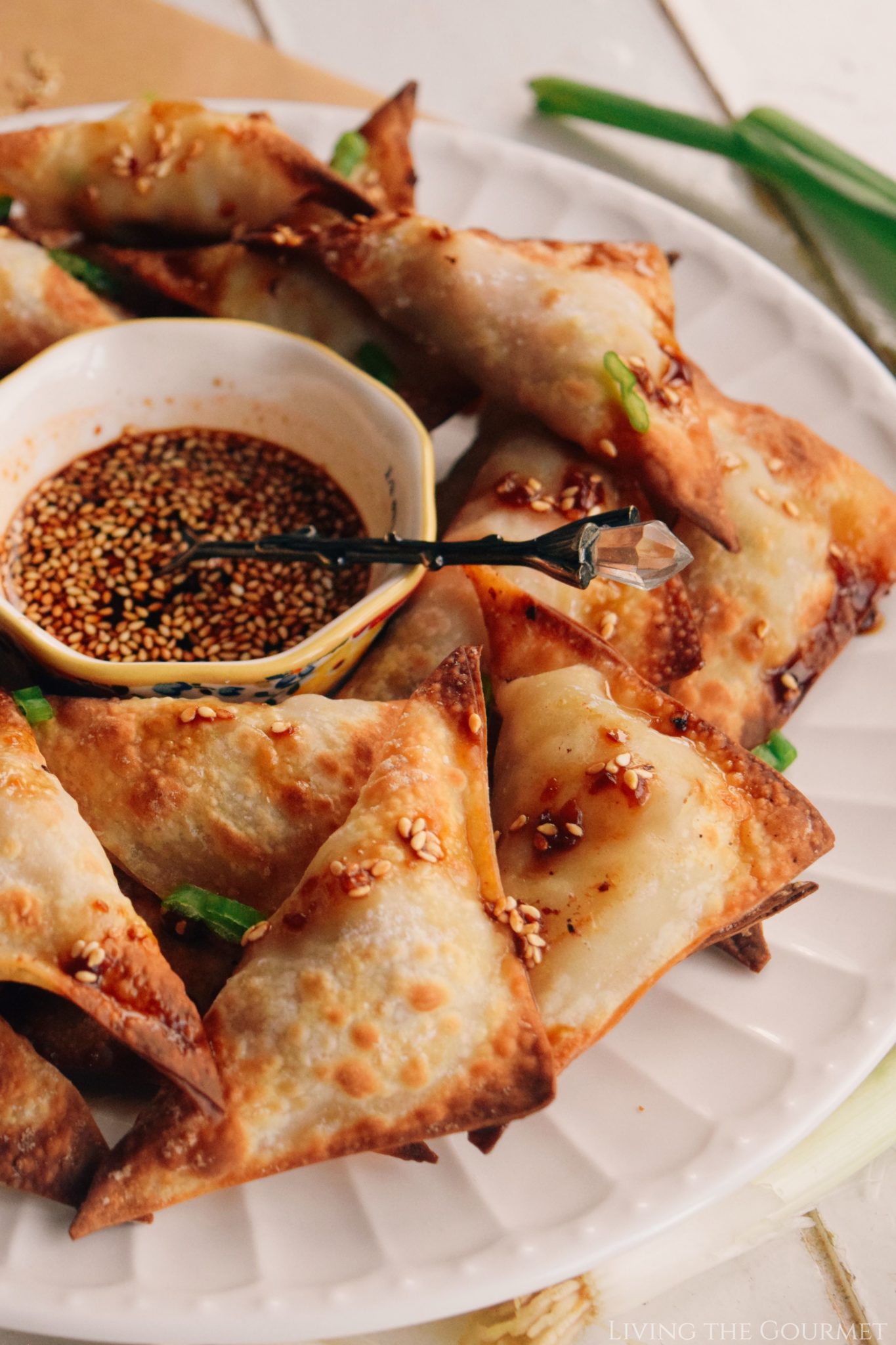 Air Fried Pork Wontons Living The Gourmet