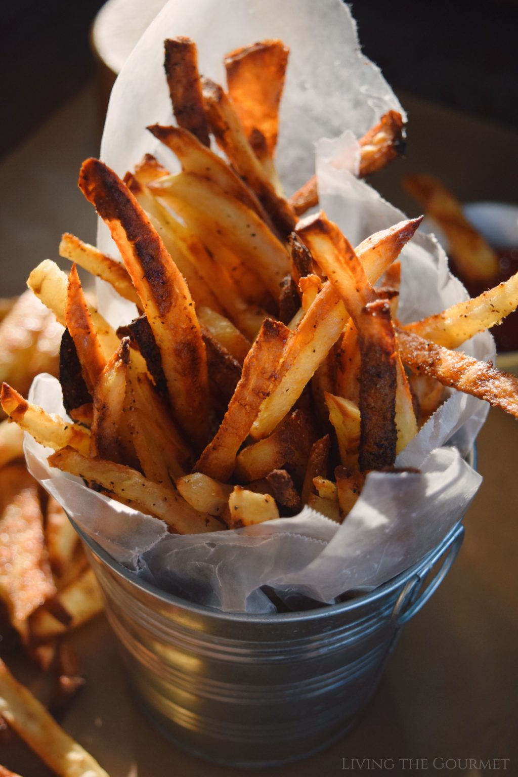 Crispy Oven Baked Fries - Living The Gourmet