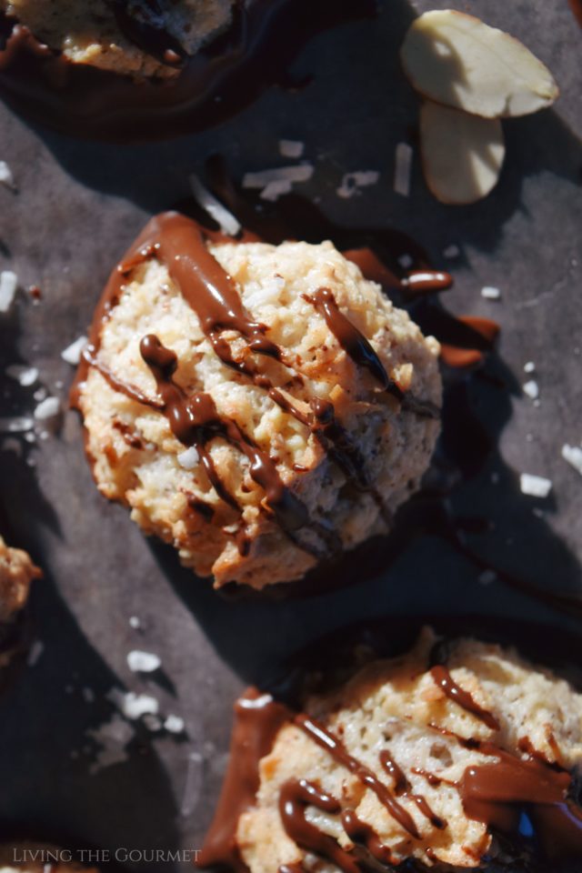 Coconut Almond Macaroons - Living The Gourmet