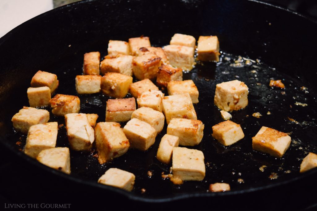 Honey Garlic Tofu & Noodles - Living The Gourmet