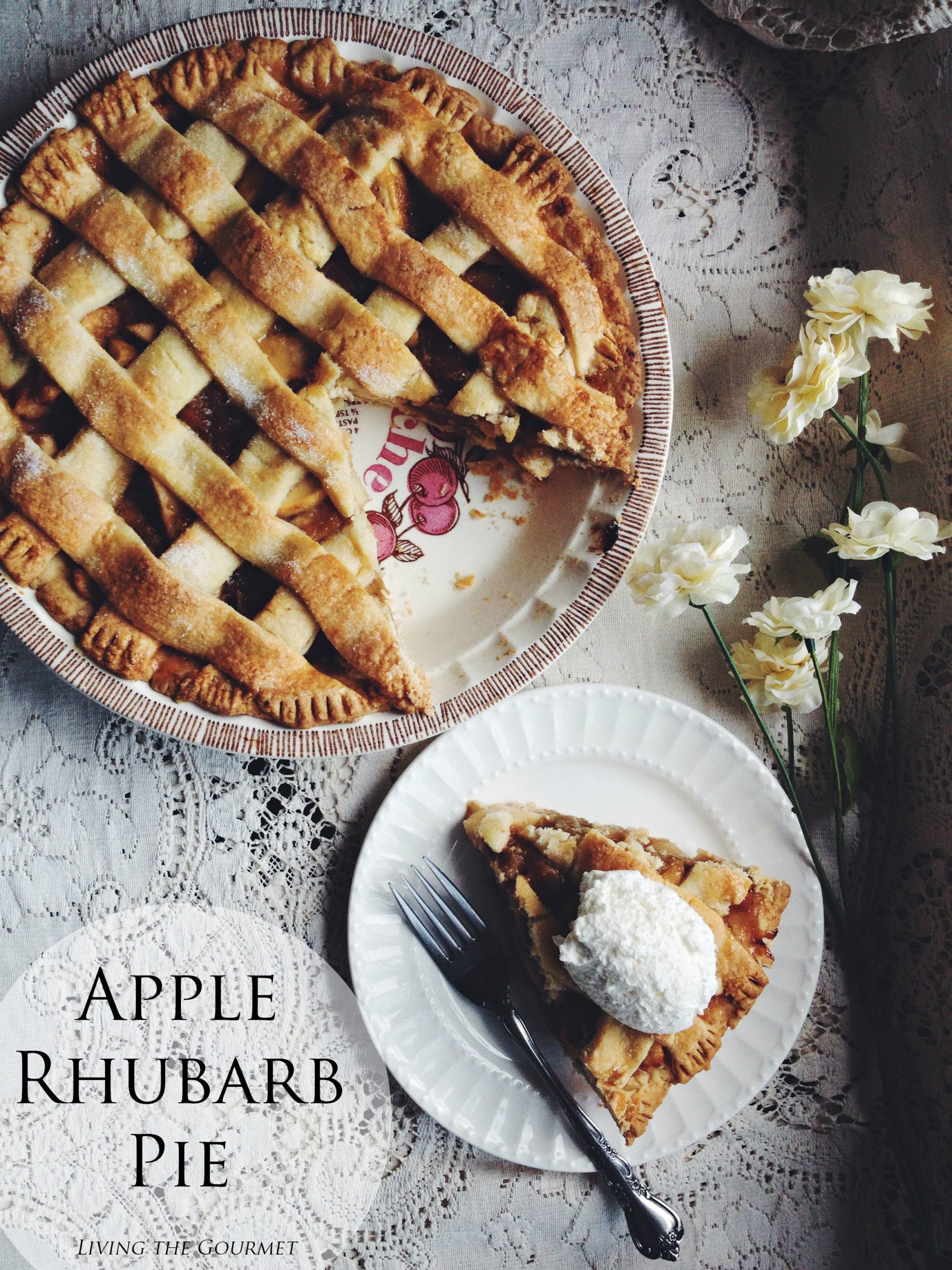Thermomix recipe: Rhubarb Raspberry Pie
