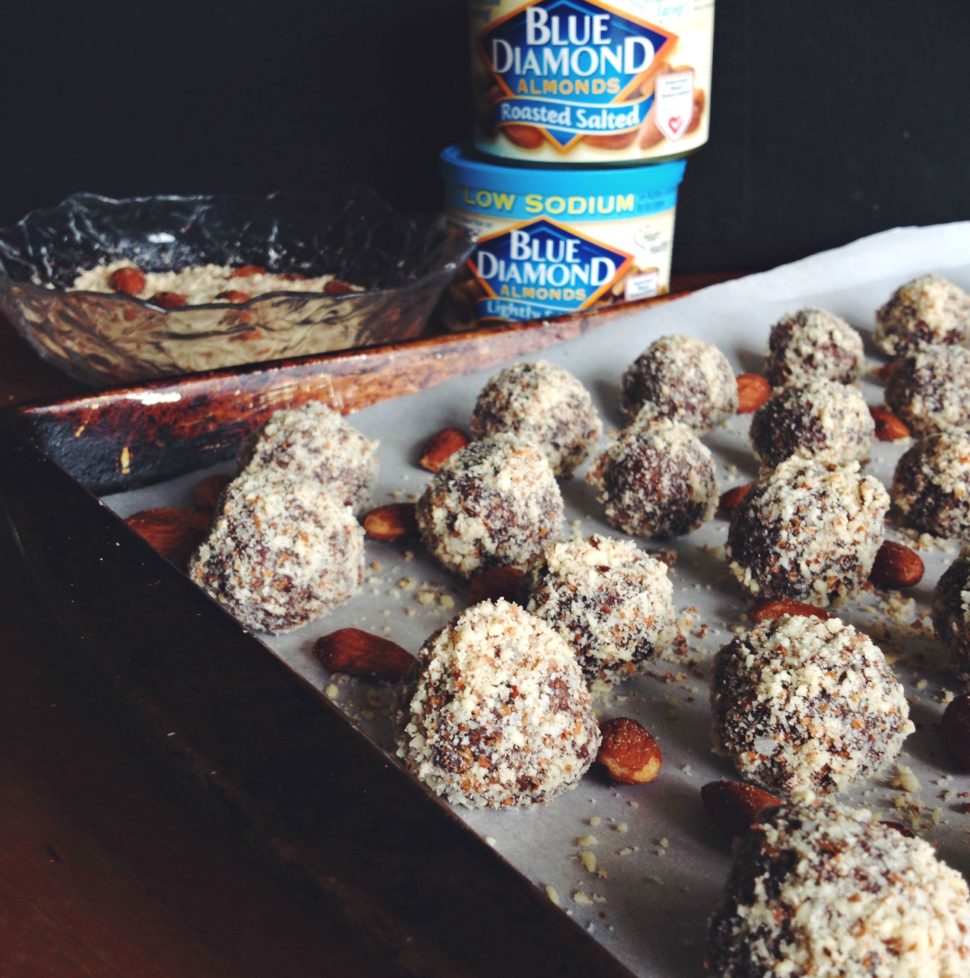 Almond Cocoa Energy Bites Living The Gourmet