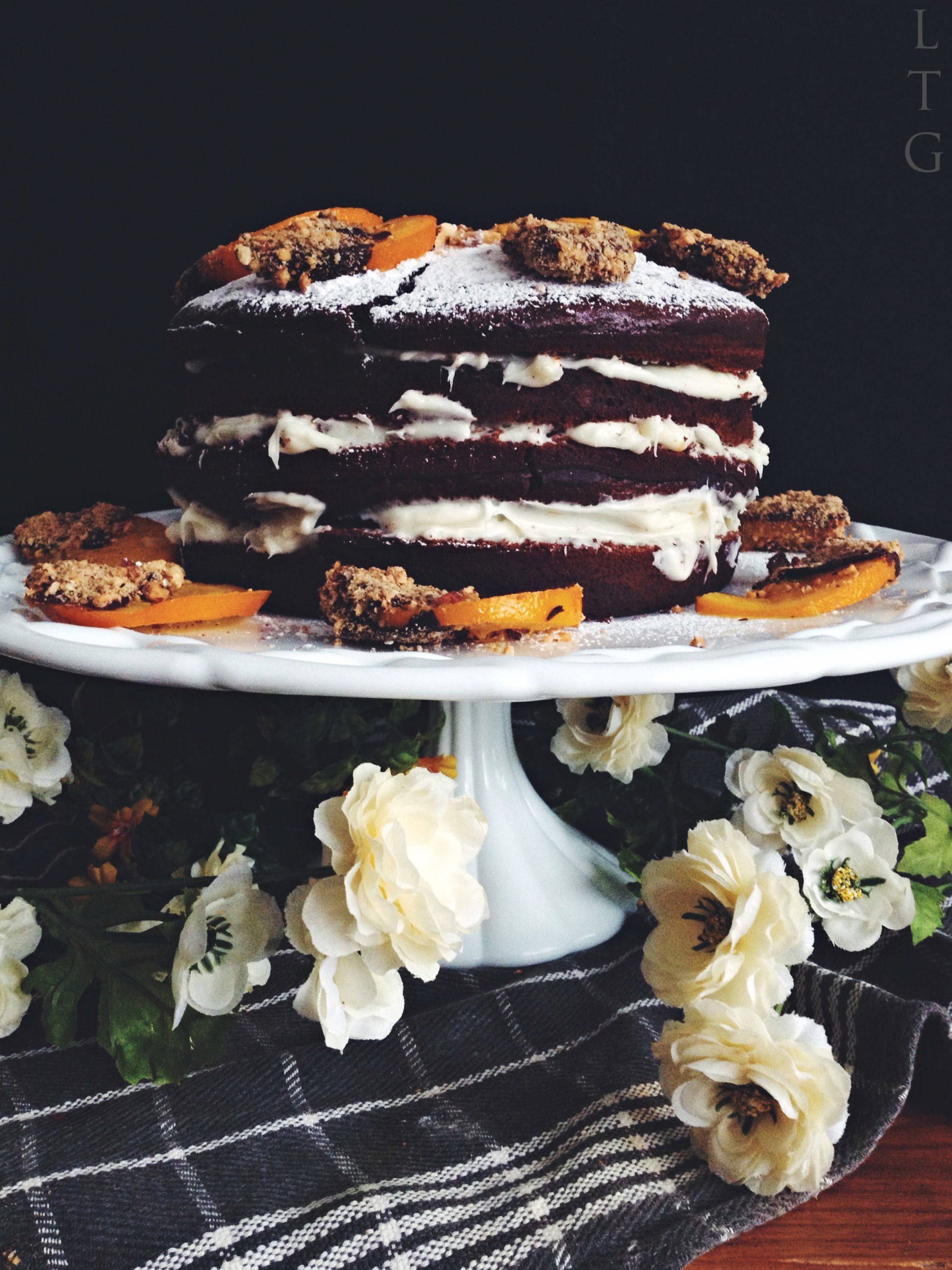 Mini Chocolate Bundt Cakes with Candied Orange Slices • Salt & Lavender