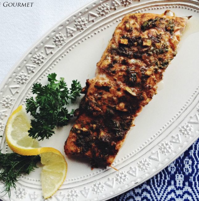 Fresh Baked Salmon Filet - Living The Gourmet