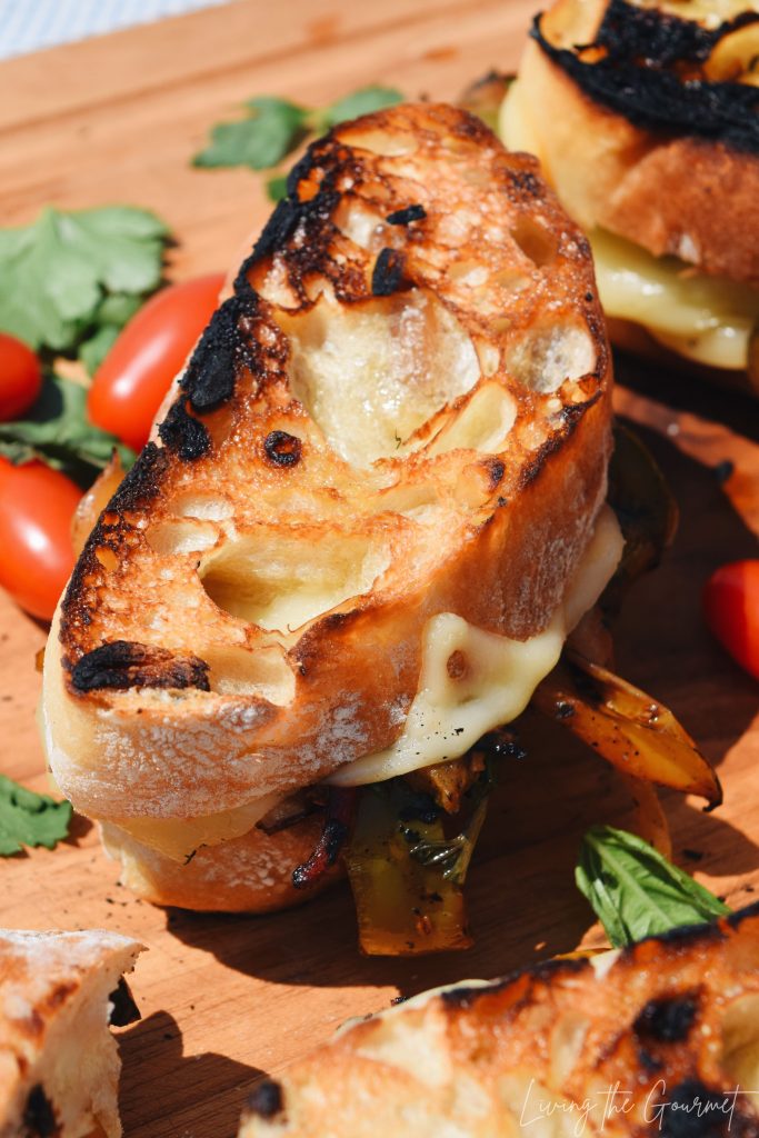 Rustic Pepper & Grilled Cheese Toasties Living The Gourmet