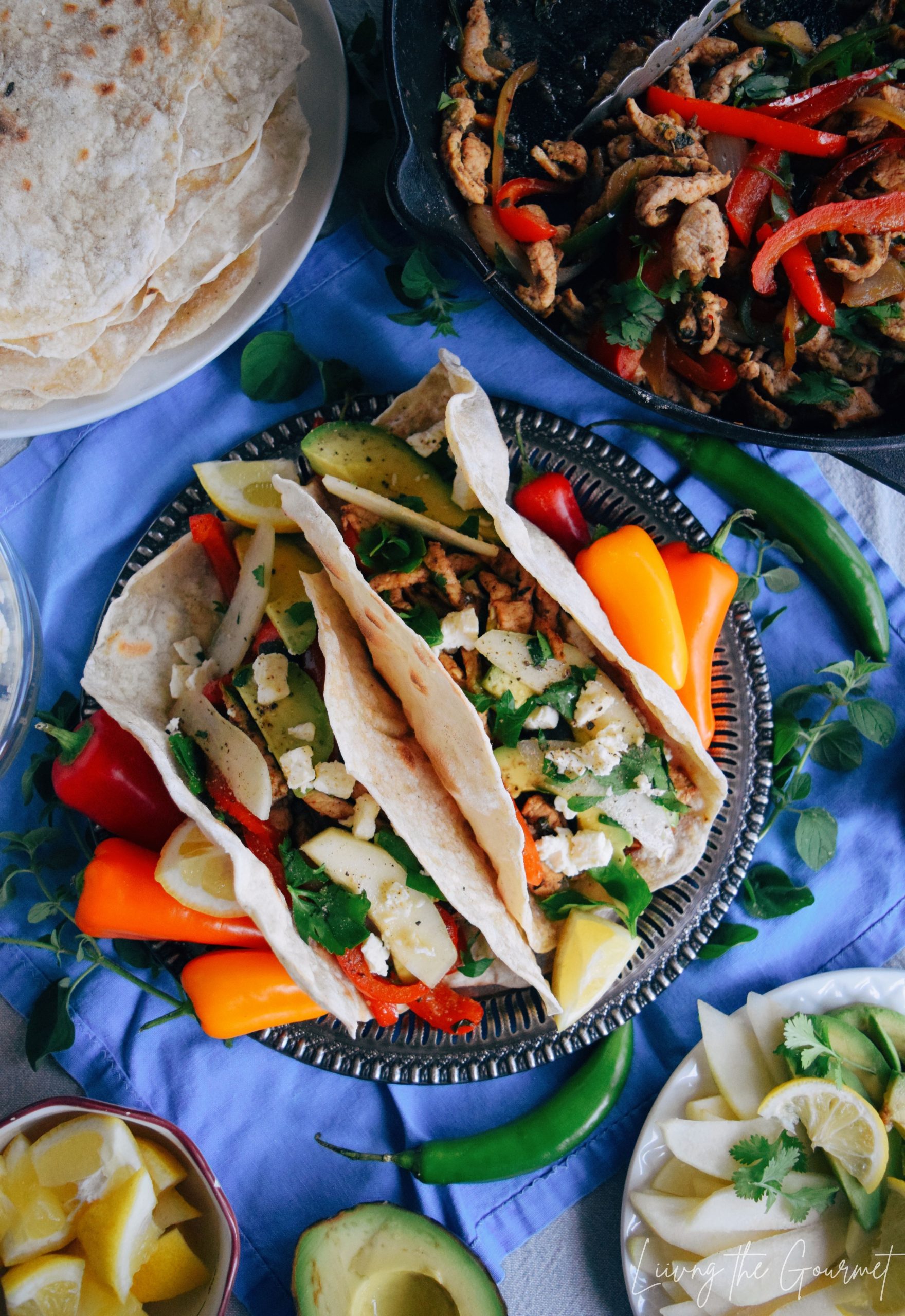 Skillet Chicken Fajitas - Flavor Mosaic