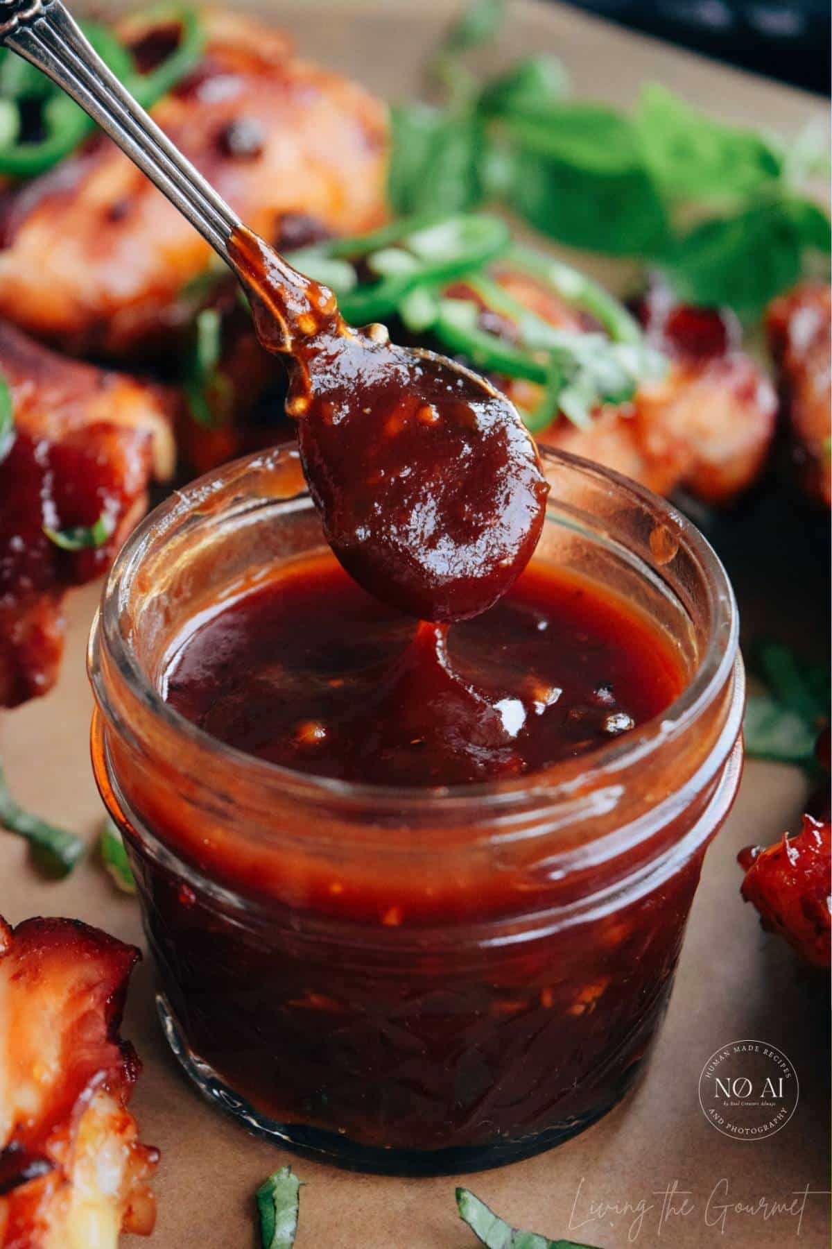 Chicken Thighs and Rum BBQ Sauce
