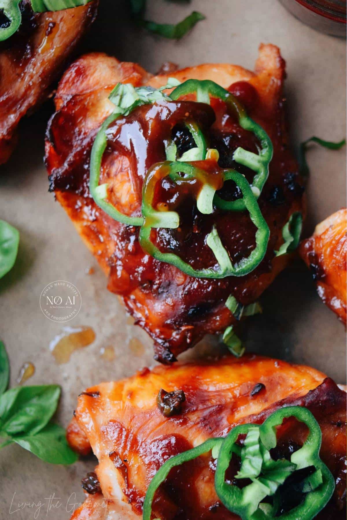 Chicken Thighs and Rum BBQ Sauce