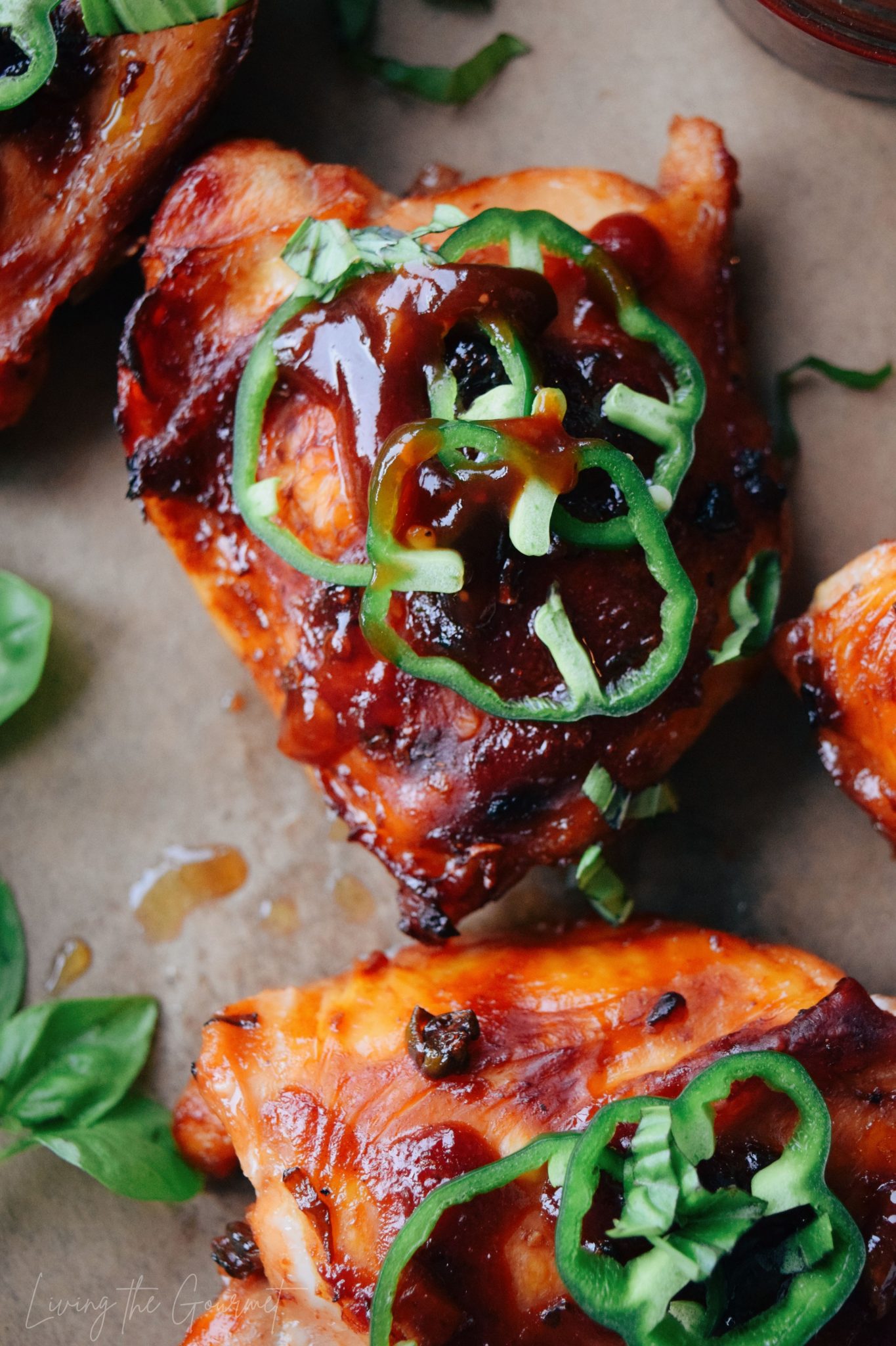 Chicken Thighs & Rum BBQ Sauce Living The Gourmet