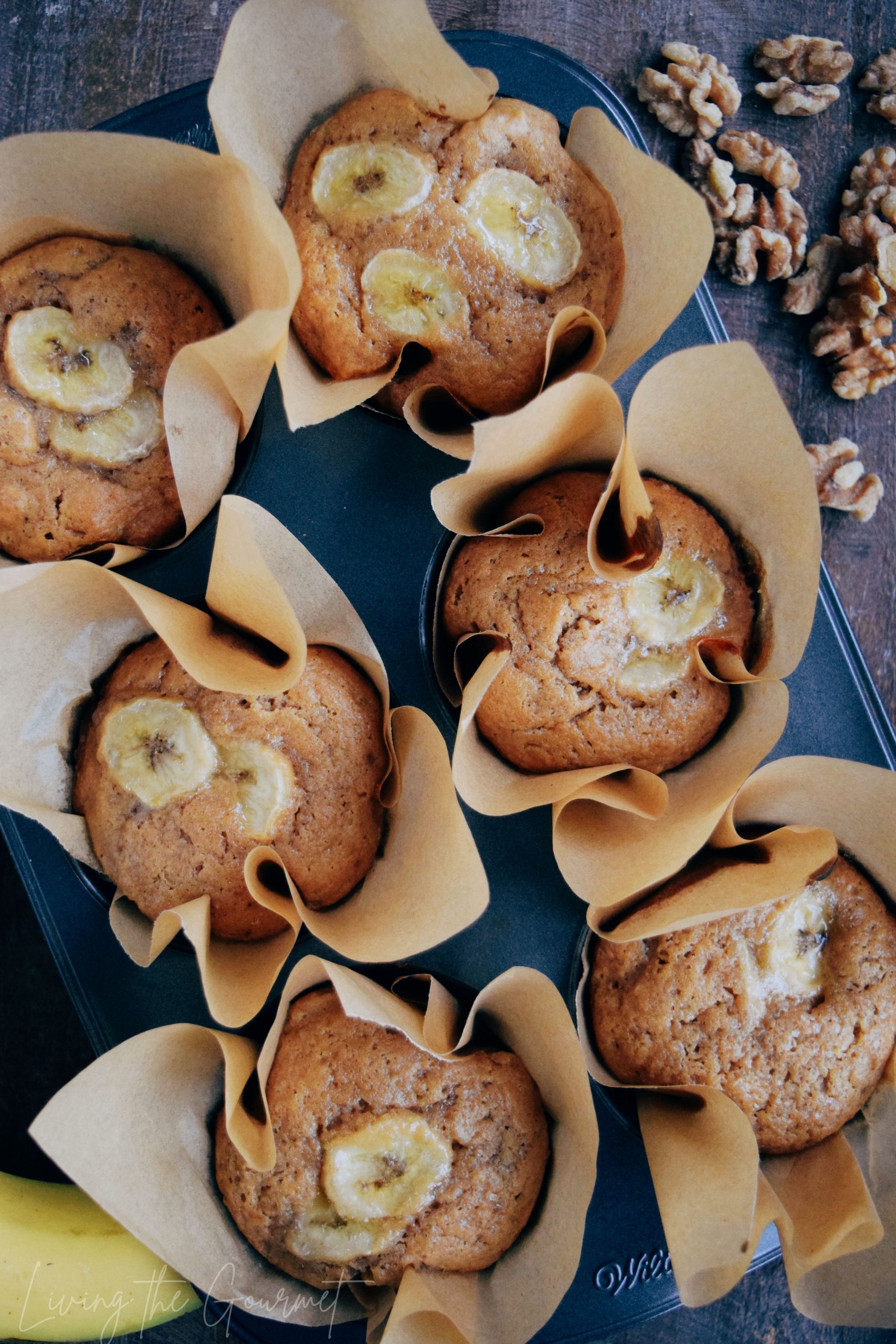 Large Bakery Style Banana Muffins - the dutch baker