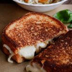 Grilled Cheese with a mix of Gruyere and White Cheddar