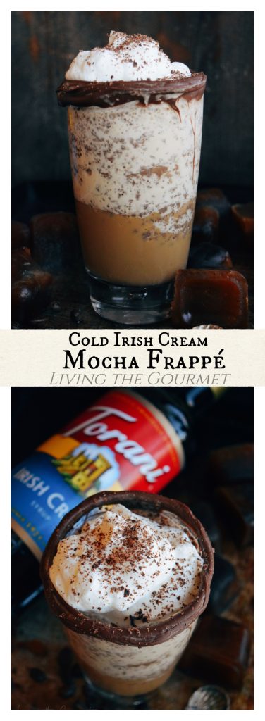 Cold Irish Cream Mocha Frappé - Living The Gourmet