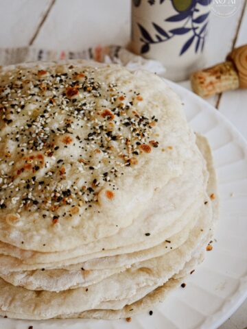 Easy Homemade flatbread made with flour