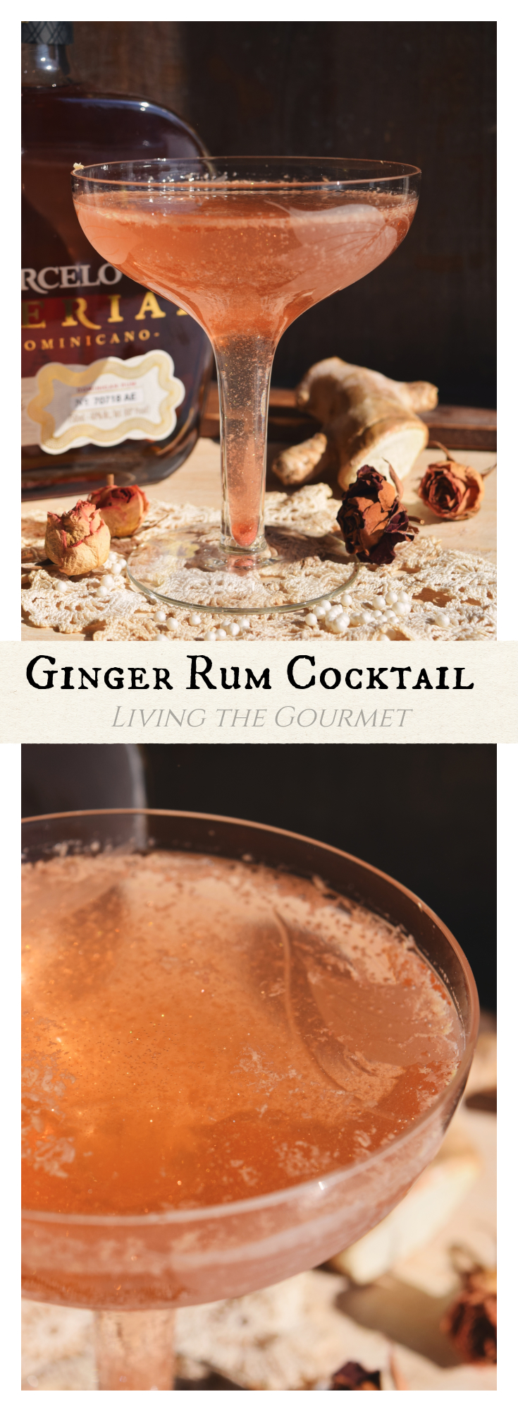 Ginger Rum Cocktail - Living The Gourmet