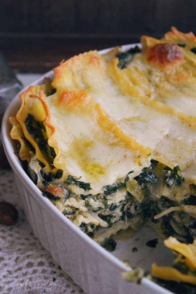 Spinach & Feta Lasagna Living The Gourmet