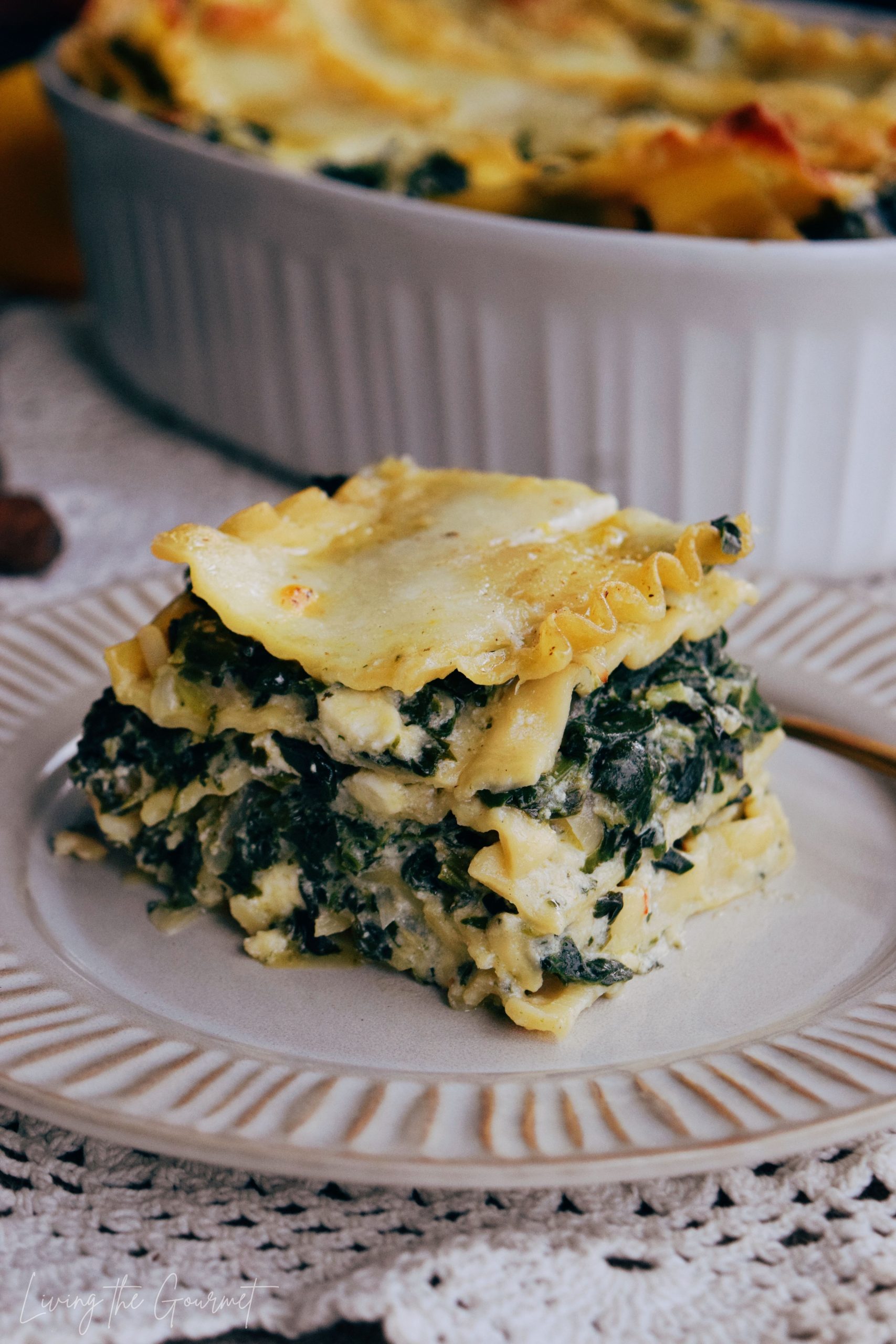 Spinach & Feta Lasagna Living The Gourmet