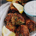 Spinach and Chickpea Falafel