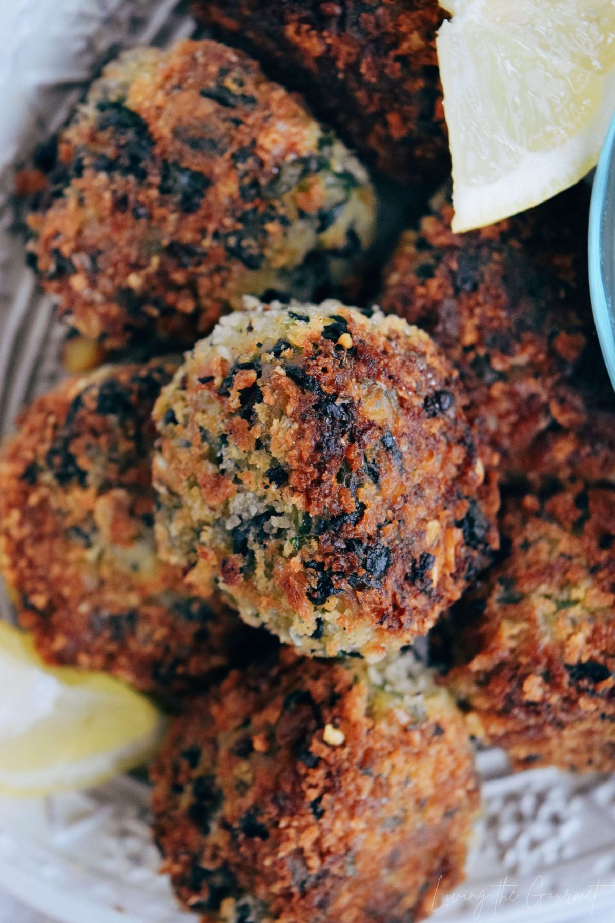 Spinach and Chickpea Falafel