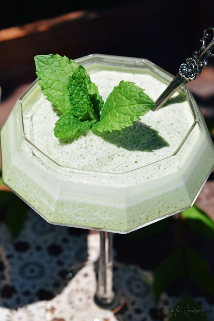 Matcha Mint Frosty Living The Gourmet