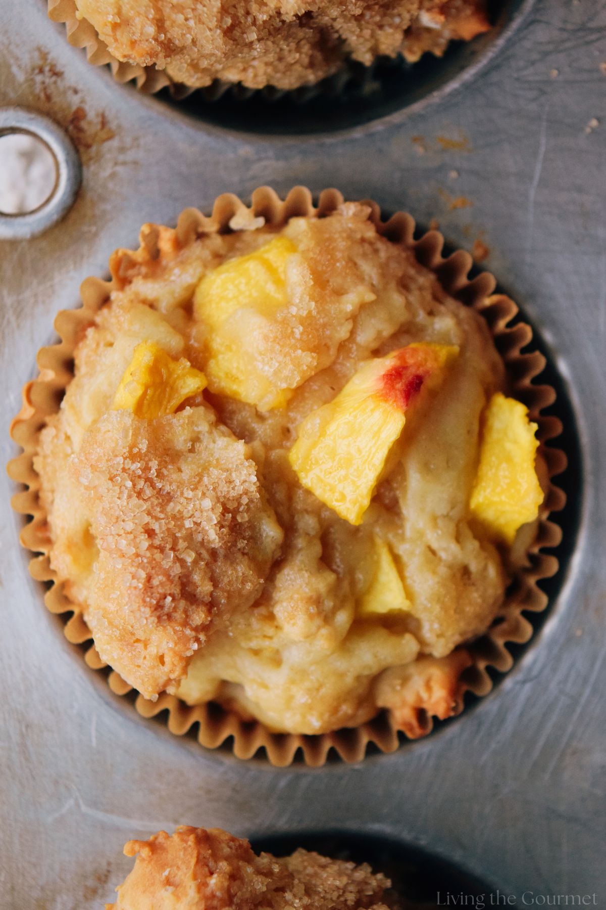 Easy Peach Muffins