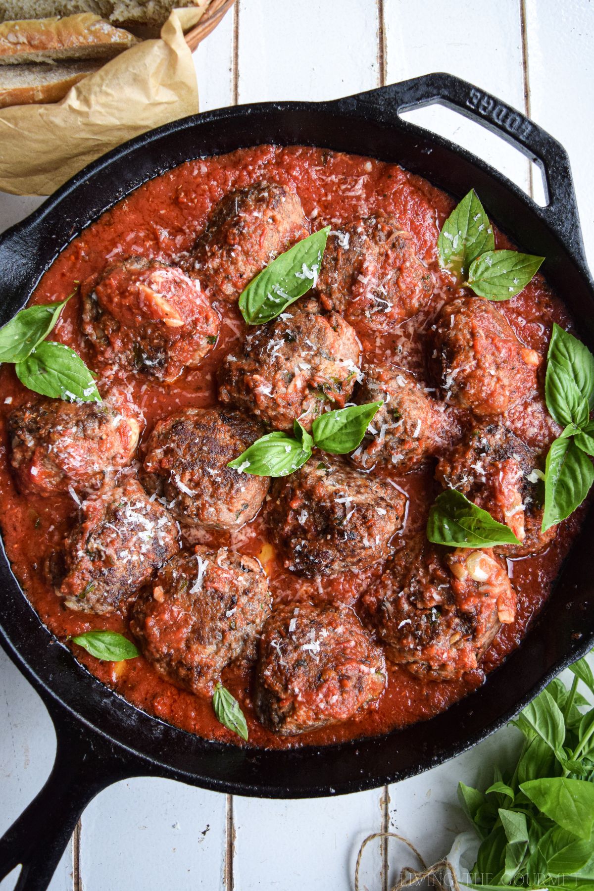 Basil and Garlic Meatballs