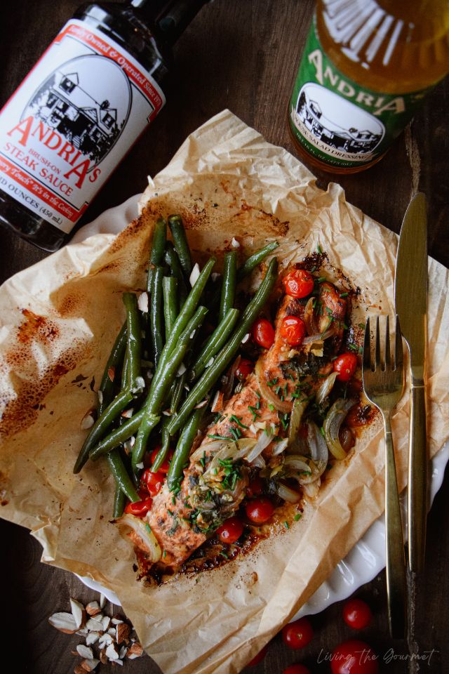 Salmon En Papillote with Ginger and Sesame Sauce - Manila Spoon