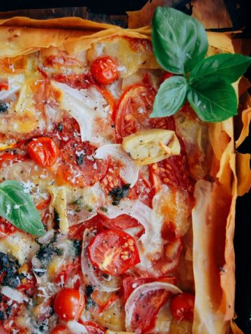 Sicilian Pizza - Living The Gourmet