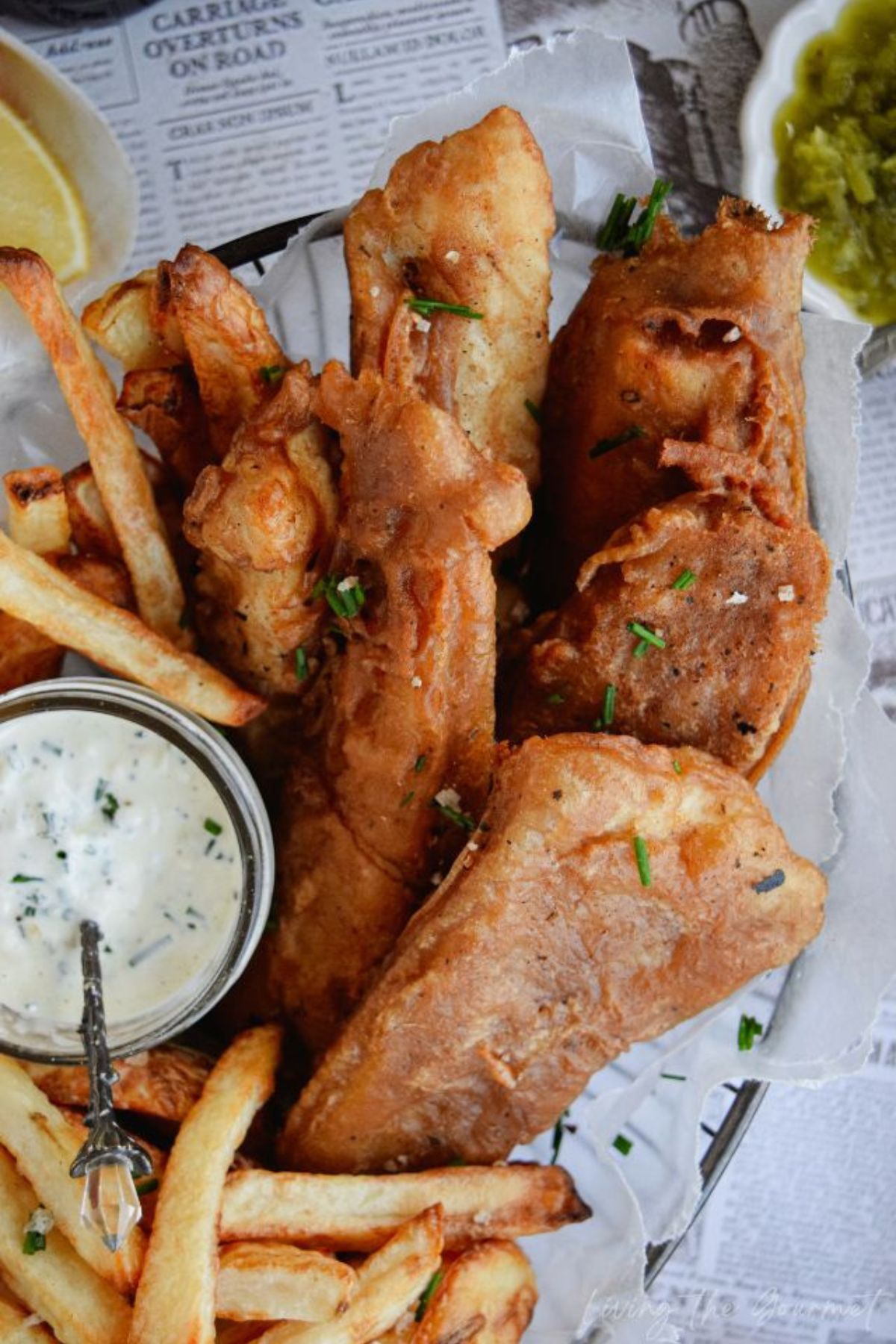 Best Crispy Beer Battered Fish and Chips Recipe