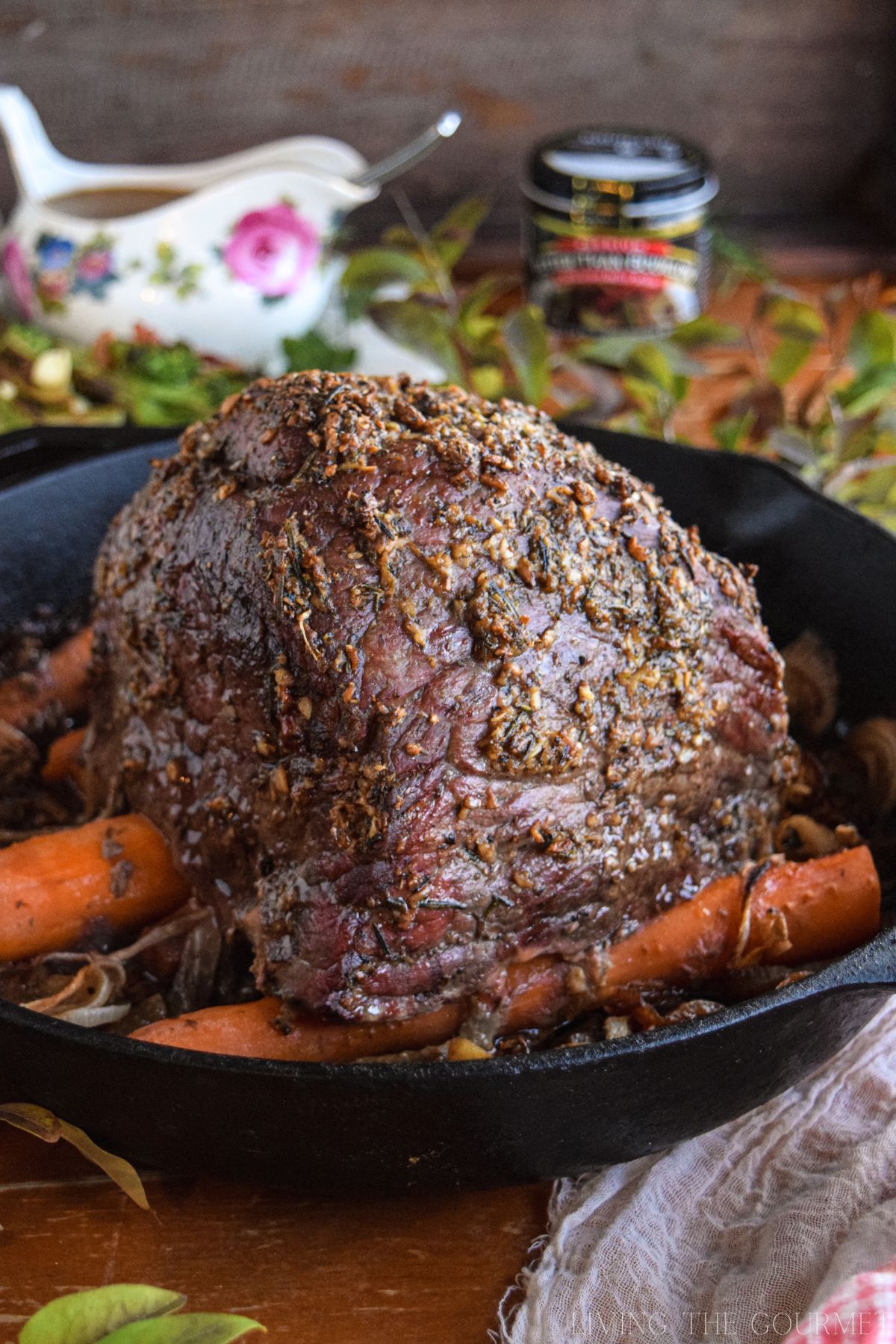 Herb Crusted Beef Round Roast