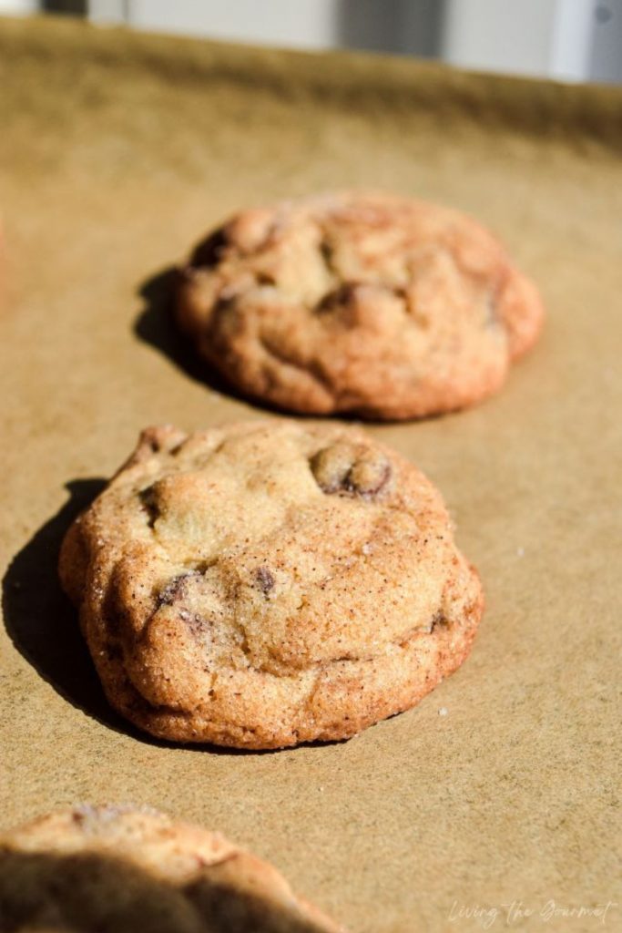 Pumpkin Spice Chocolate Chip Cookies