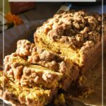 Pumpkin Caramel Loaf with Cinnamon Streusel