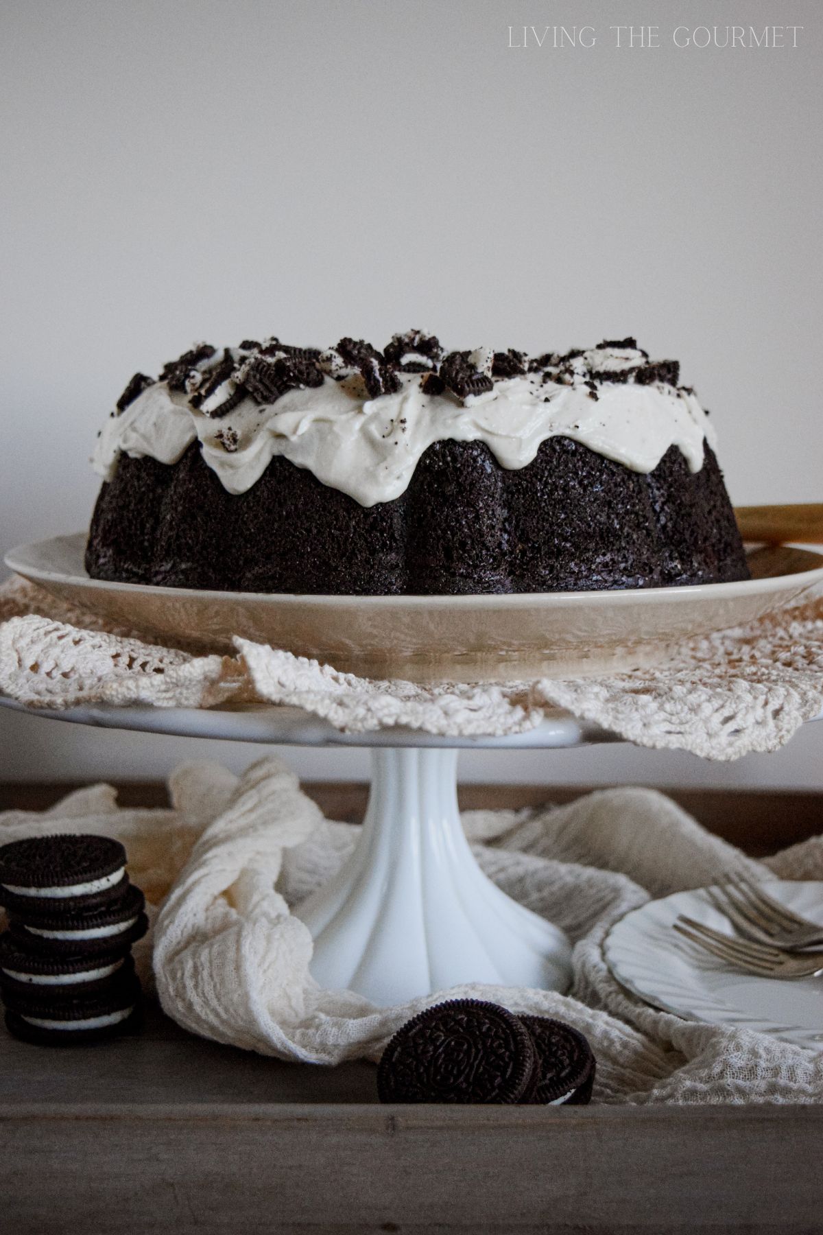 Chocolate Oreo Bundt