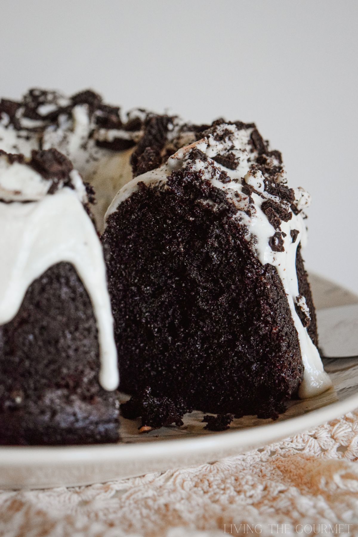 Chocolate Oreo Bundt