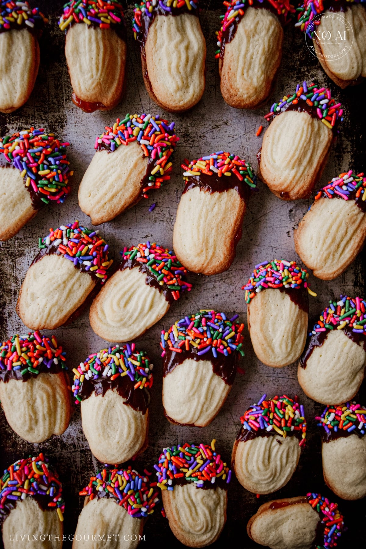 A tray of Italian Butter Cookies