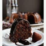 Dark Chocolate Stout Bundt Cake