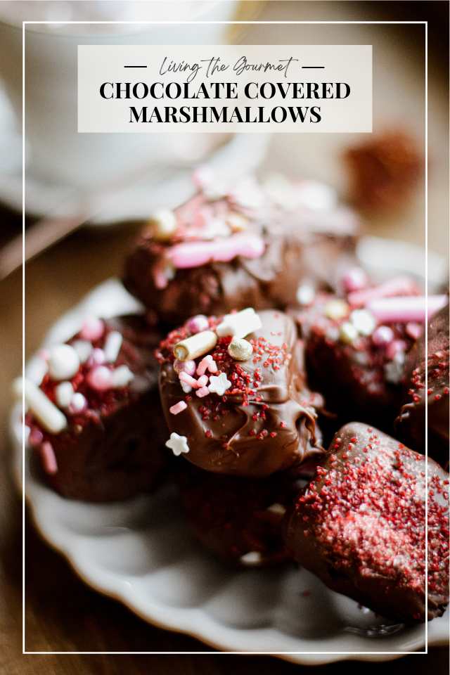 French Marshmallows with Rose and Chocolate Recipe