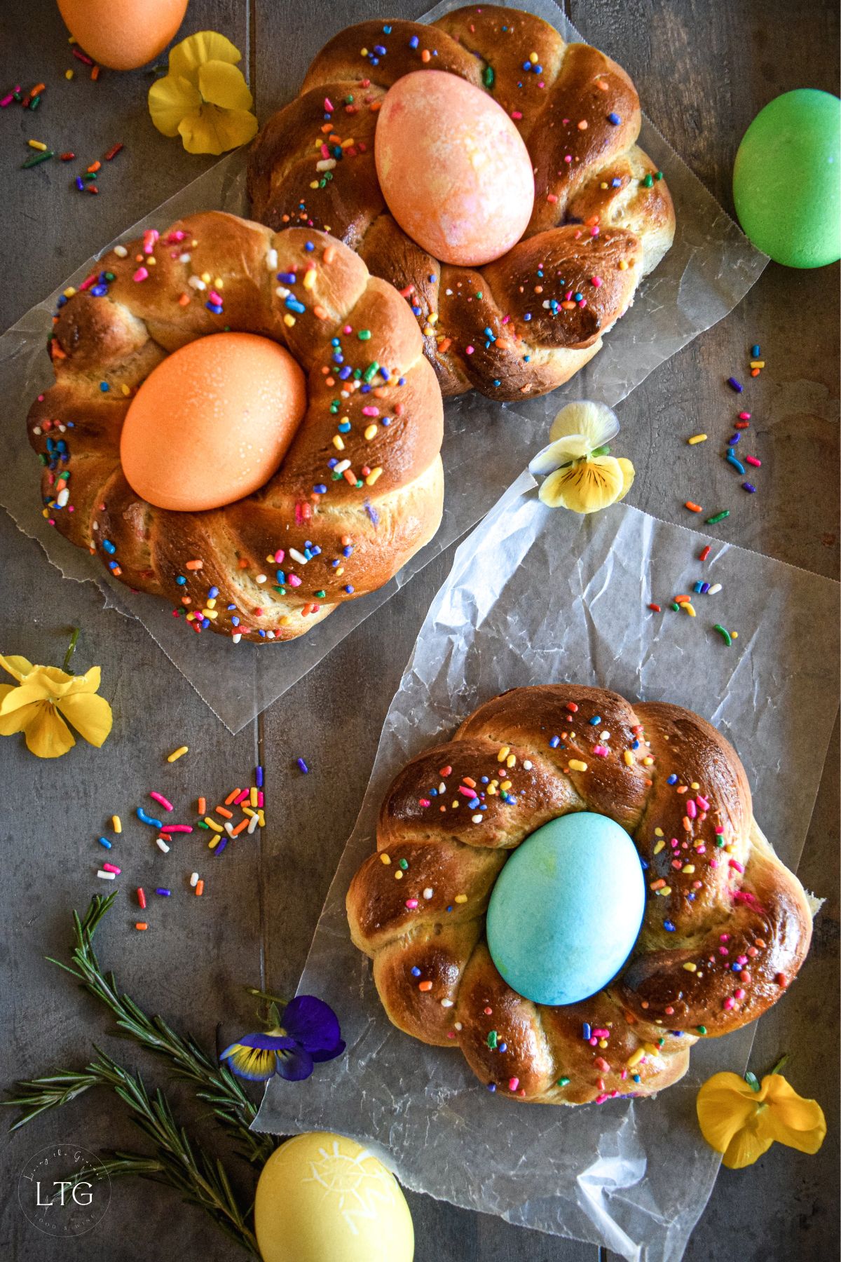 Individual Easter Breads