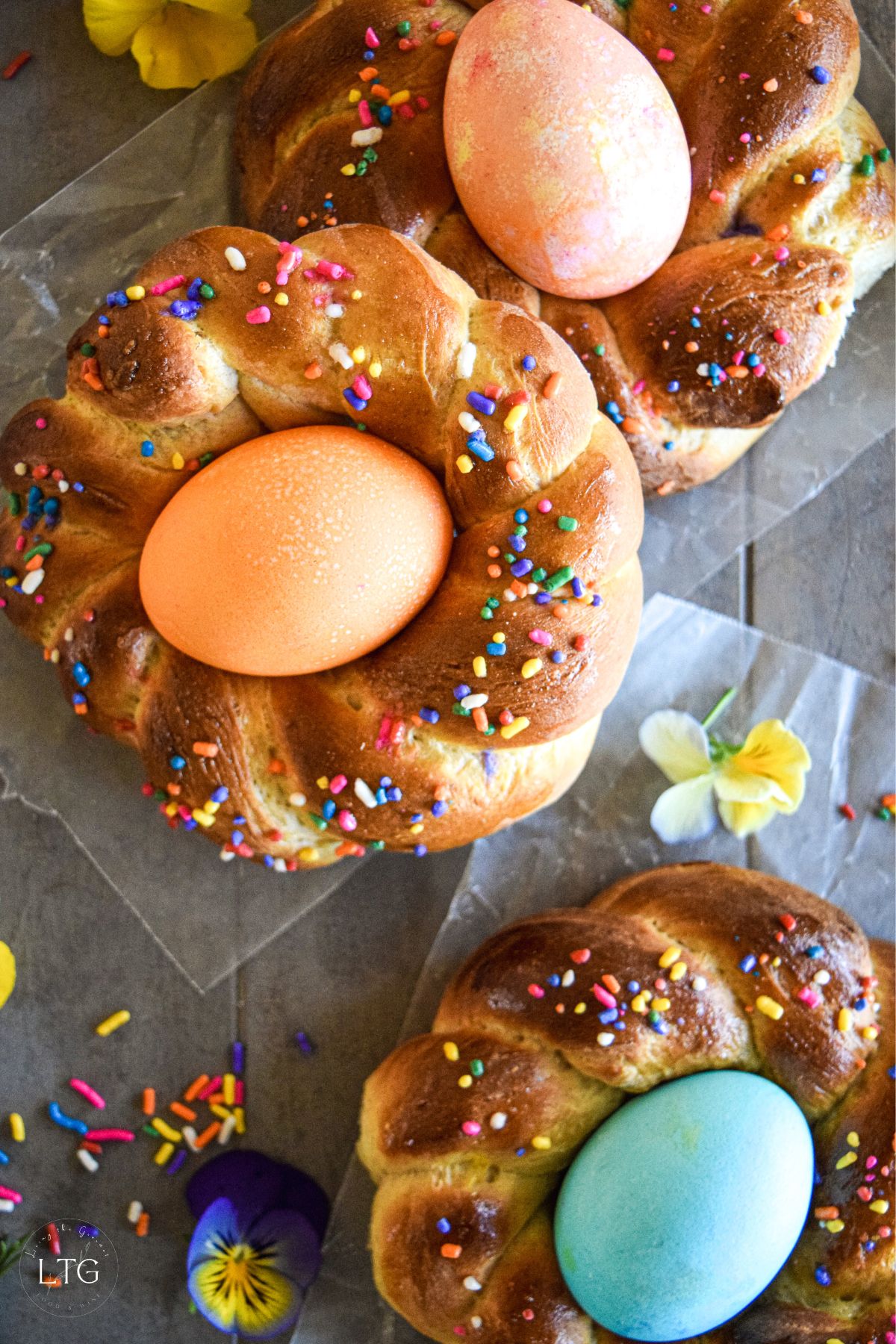 Individual Easter Breads