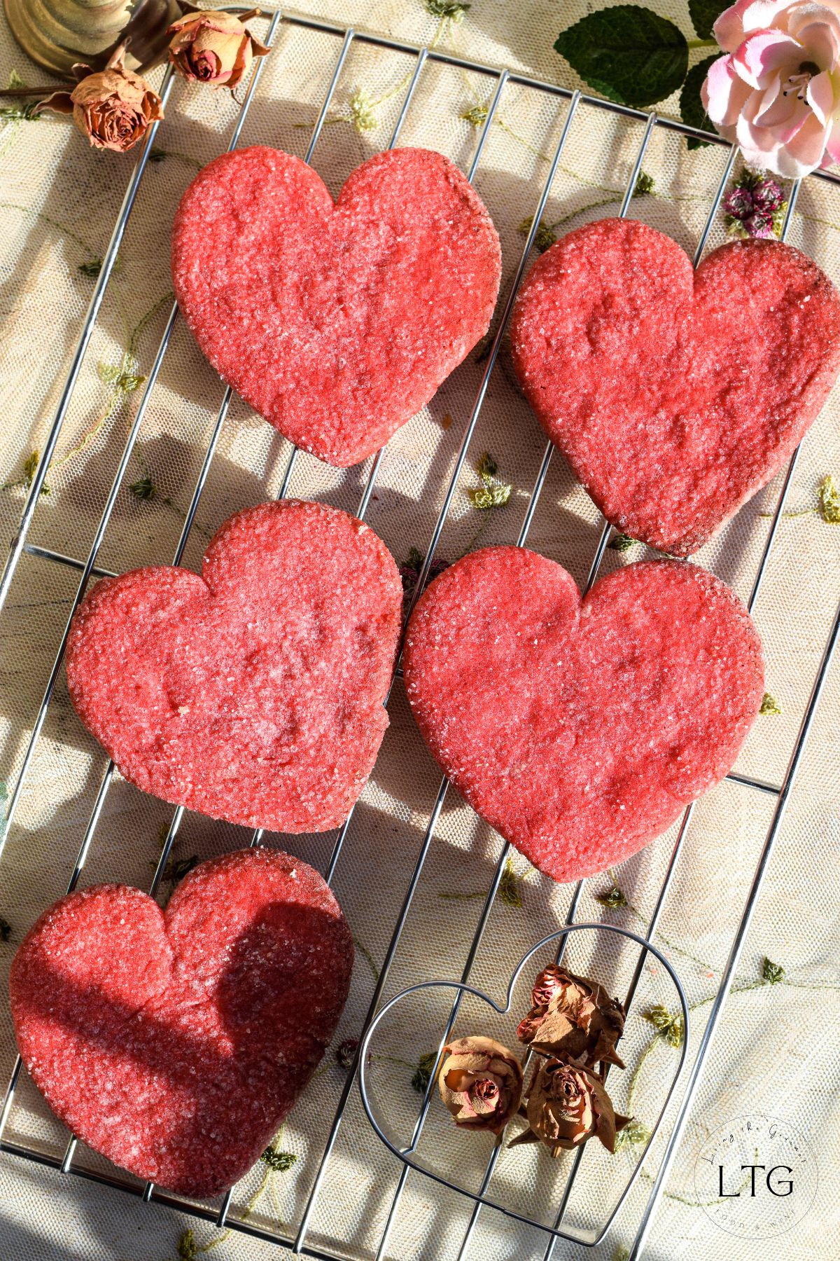 Jello Heart Cookies