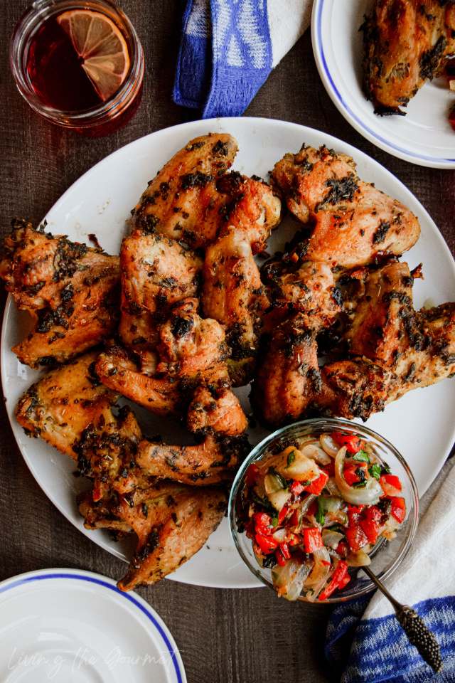 Roasted Turkey Wings on the Char-Broil Big Easy - Life's A Tomato