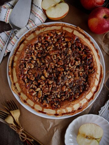 Upside Down Apple Pie for fall