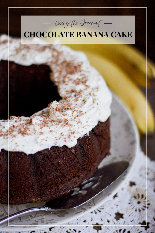 Chocolate banana upside-down cake recipe | delicious. magazine